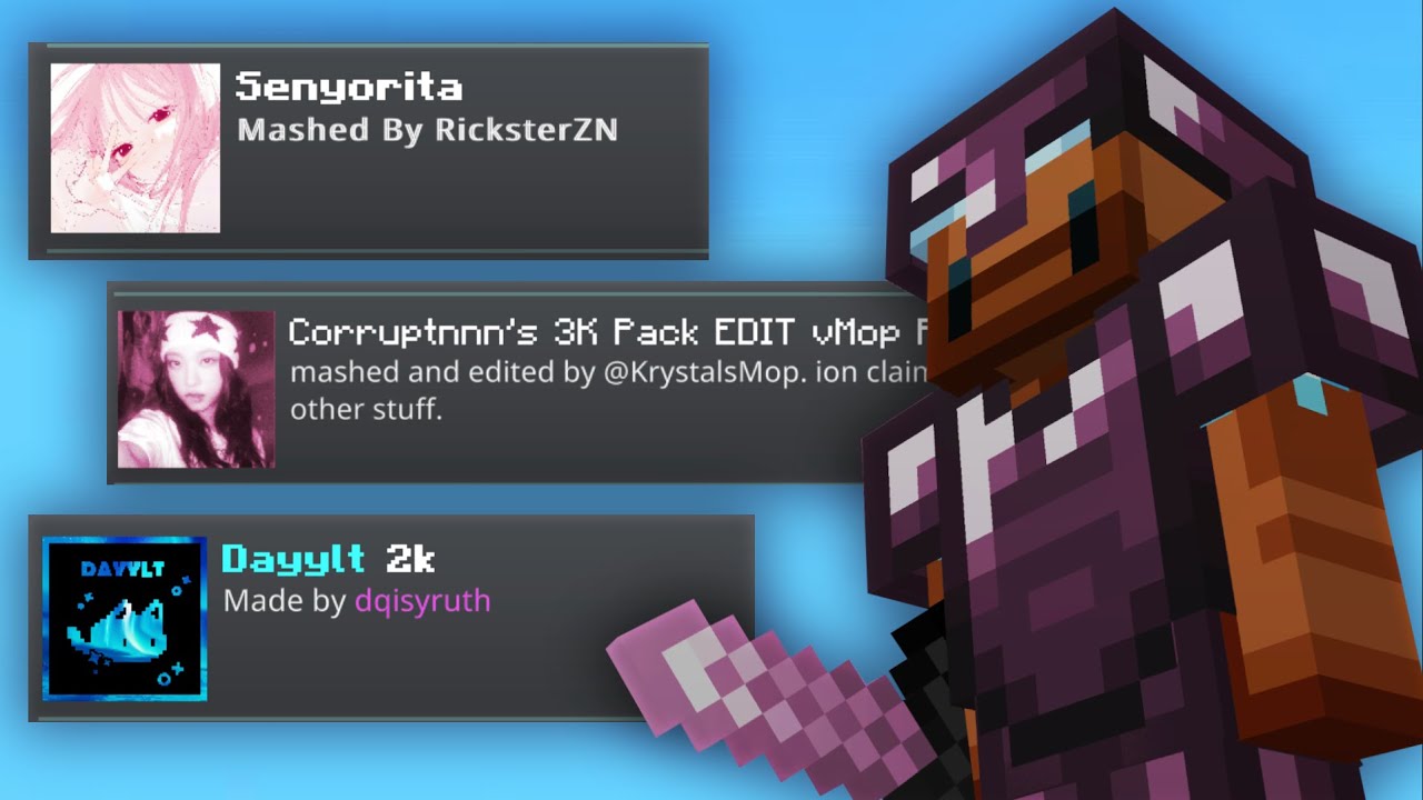 My TOP 3 Requested Texture Packs... (MCPE/MCBE)