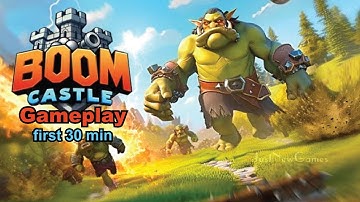 Boom Castle Tower Defense Gameplay 🎯 | First 30 Minutes | Epic Base Defense & Hero Upgrades