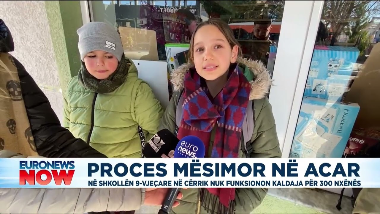 Proces mësimor në acar, në shkollën 9-vjeçare në Cërrik nuk funksionon kaldaja për 300 nxënës