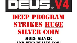 XP DEUS V4.0 Deep Program Strikes Huge Silver! Second Hunt, WW2 Artifacts Live Digs!