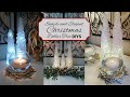 2 DIY High End Dollar Tree Christmas DIYS | Elegant DIY Candle Holders | DIY Crystal Christmas Tree