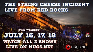 We’re LIVE with a FREE Set II preview of The String Cheese Incident's return to Red Rocks!