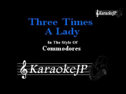 Three Times A Lady Karaoke Commodores Youtube