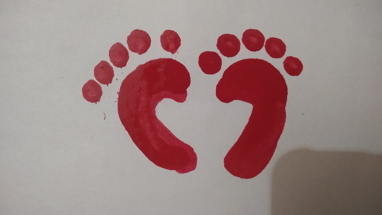 Goddess Laxmi 👣Footprints in just 2 seconds