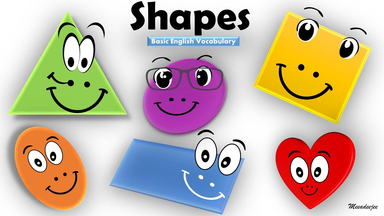 Clique na imagem e invista em você!  English lessons for kids, Shape  names, Learning english for kids