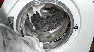 Crazy washing bedding on the secret mode of the washer Lg