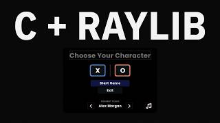 Tic-tac-toe game made with C + Raylib