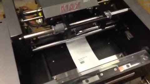 2006 Sharp Max 12" 1080 Bagger with Integrated Prodigy Max 203 Printer