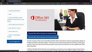 Microsoft Office for Cuny Students - Download
