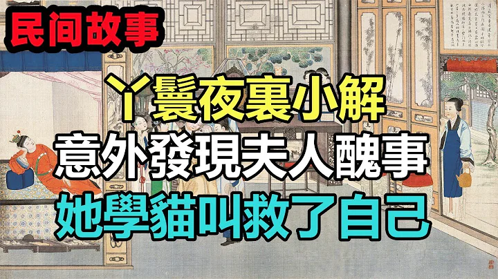 民間故事合集：丫鬟夜裏小解，意外發現夫人醜事，她學貓叫救了自己 - 天天要聞