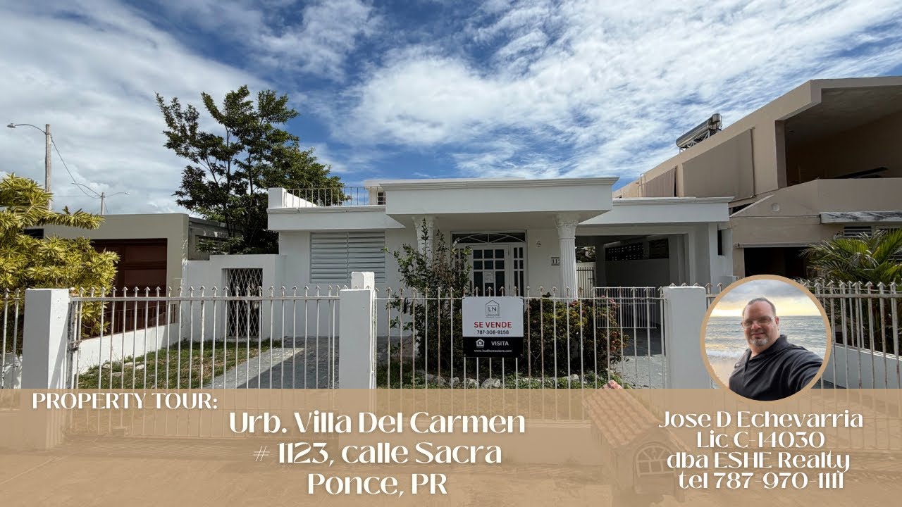 Propiedad HUD REO en Villa Del Carmen 1123 calle Sacra Ponce PR by JDER tel 7879701111