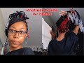 Watch Me Do My Own Natural Knotless Box Braids W/ Beads | *peakaboo color*