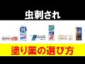【ブヨ・ダニ・ムカデ】市販の虫刺されに効く市販薬の選び方