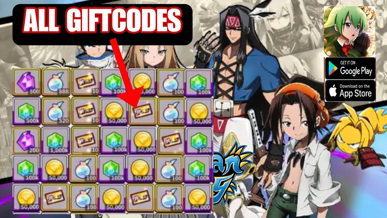 Shaman Code Shaman King & All 22 Giftcodes | Free 22 Codes Shaman King Psychic Wars ...