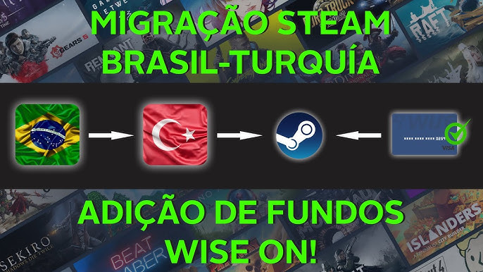 MIGRAÇÃO DE CONTA STEAM/EPIC TURQUIA - Steam - Outros - GGMAX