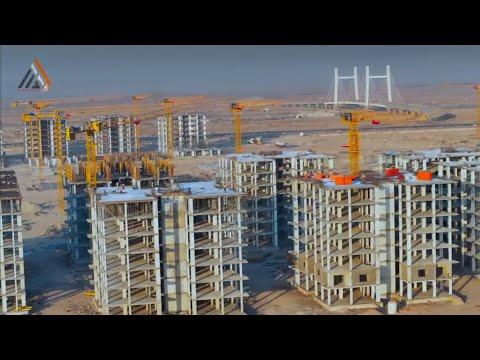 مجمع بوابة البصرة ابراج النرجس تزين مدخل المحافظة الجديد عبر الجسر المعلق