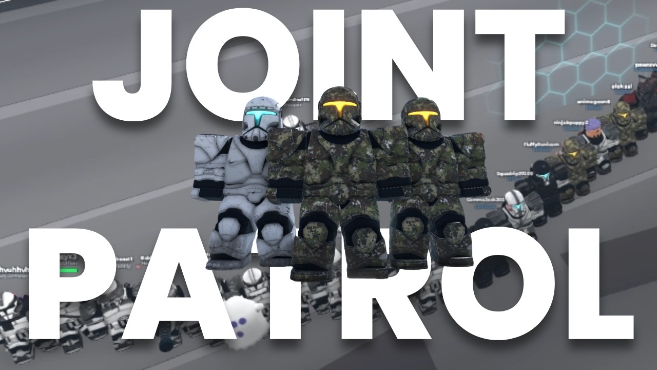 (500 ROBUX GIVEAWAY) JOINT PATROL WITH 104th!