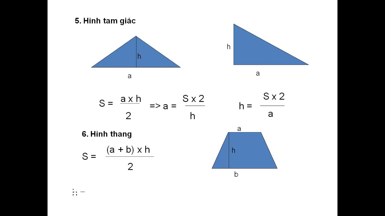 Hình học lớp 5 | tổng hợp những kiến thức hình học lớp 5