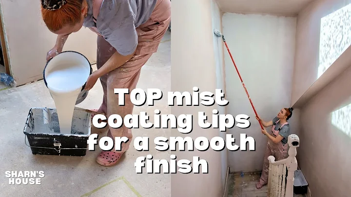 How to paint new plaster - FULL MIST COATING GUIDE | Sharn's House