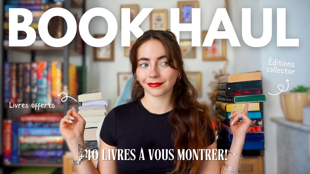 Gros Book Haul 📖 📋 40 livres à vous présenter 😬🙊