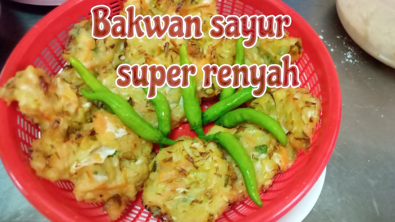 Resep Bakwan Sayur Crispy Dan Renyah - YouTube