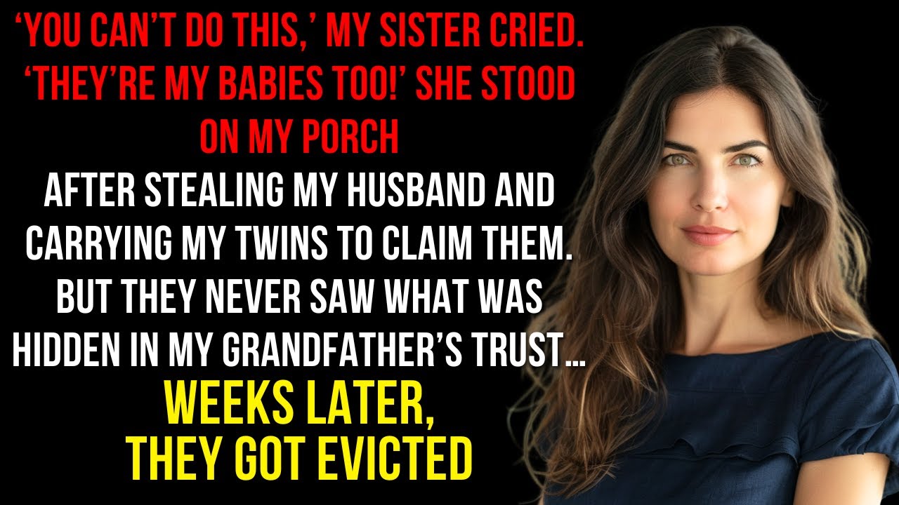 My Sister Gave Birth to My Twins Then Claimed Them—So I Triggered My Grandfather’s Hidden Trust…