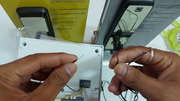 Panasonic Video Door Phone model VL-SV71 connection with 2 Epic Digital Lock ( Safety - Main Door )