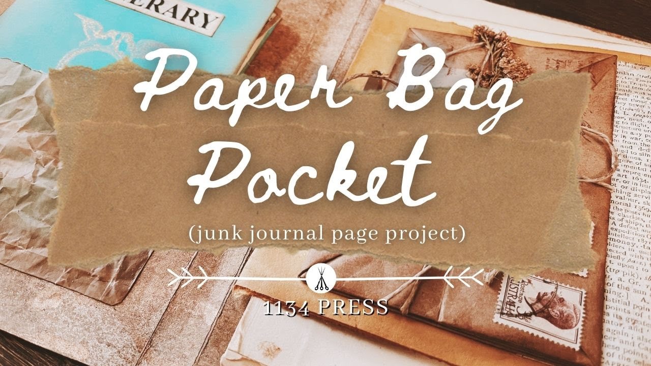 The Paper Bag Page | Junk Journal Page Inspiration