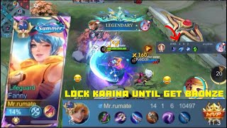 Lock Karina!!!😂  -   Mobile legends