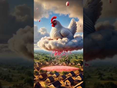 The hen is laying eggs 🐔#shortvideo