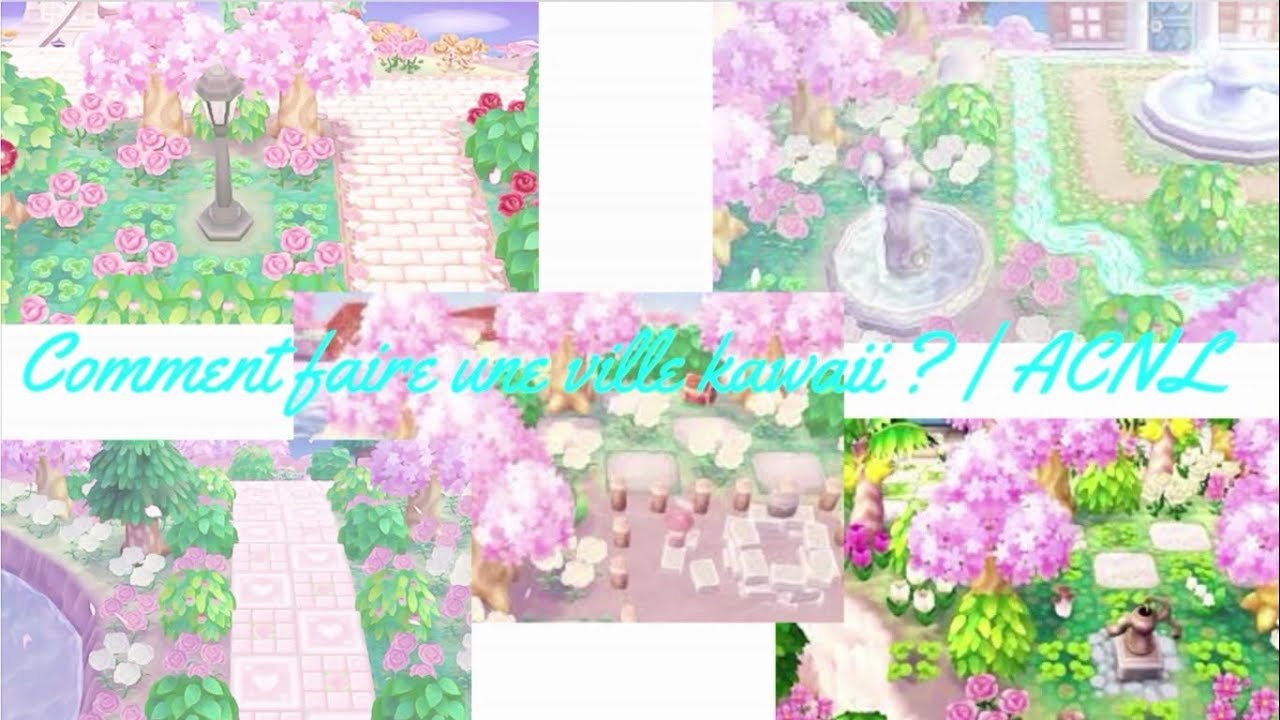 Comment faire une ville kawaii ? Conseil + Motif | ACNL #1 - YouTube