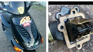 94-96 Ansaugstutzen 20mm Sport Tuning für Aprilia SR 50 LC Horizontal Bj 94-96 Ansaugstutzen 20mm Sport Tuning für Aprilia SR 50 LC Horizontal Bj