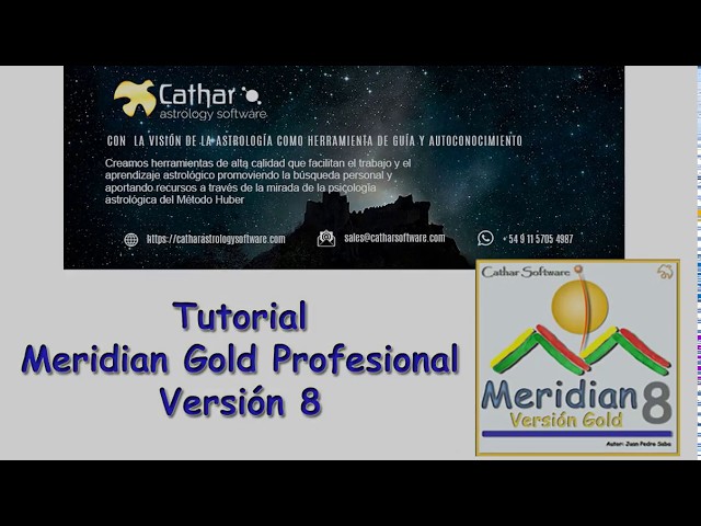 Tutorial Meridian 8 - 3 Configuración (Parte 1)