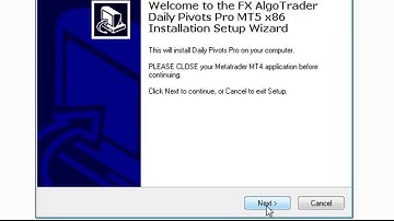 Custom indicator installation guide for  MetaTrader 5 - Windows  7 - 32 Bit Operating System