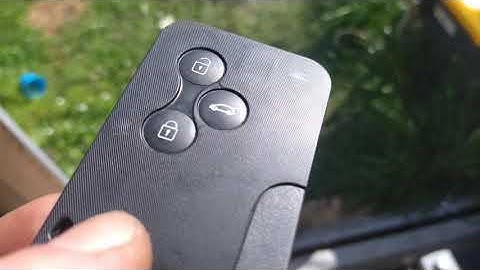 Renault key card repair ( Mégane/scenic )