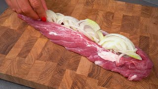 A Chinese butcher taught me this pork tenderloin trick! So delicious that everyone wants d