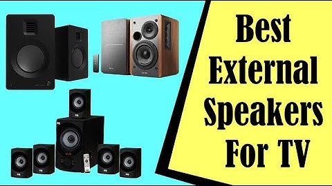 Best External Speakers For TV In 2023