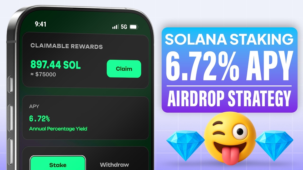 Solana Staking 2026: Earn Passive Income + Solana Airdrop Strategy (High SOL APY Guide)