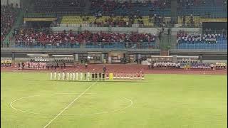 Download lagu GEMA LAGU INDONESIA RAYA DI STADION PATRIOT BEKASI #indonesia