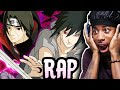 THEY REALLY SNAPPED! | RUSTAGE - "RED" ft. Khantrast [Uchiha Rap] REACTION