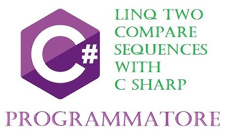 Linq two compare sequences with c#