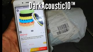 Unboxing 8pcs 7inch Sponge Polishing and Buffing Pads Set with Drill attachment from Lazada