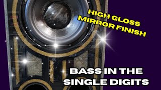 Building a Big Beautiful 18 inch home theater subwoofer (high gloss mirror finish) Part 2