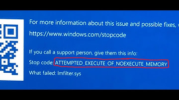 Fix ATTEMPTED EXECUTE OF NOEXECUTE MEMORY Blue Screen (BSOD) Error On Windows 11/10 PC