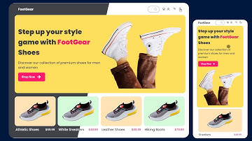 How to create responsive landing page with dark mode