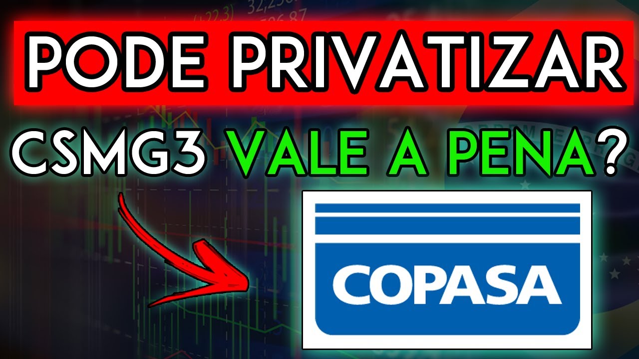 Copasa (CSMG3)  Um passo essencial para a privatização! #copasa