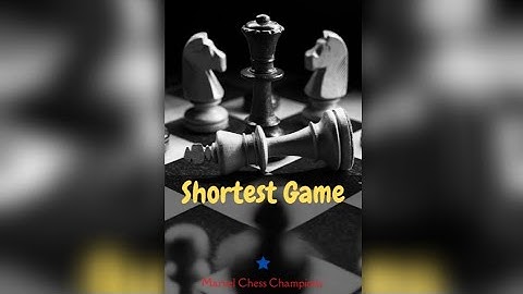 Shortest Game #2 : Chess Online 10 minutes vs Random Guy #29 - Full Game