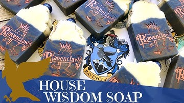 Making of House Wisdom Cold Process Soap Harry Potter Inspired | 🦅 Luna Fae Creations