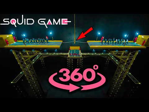 VR 360° Squid Game  -  Stick to the Team (4 series) / 360 Video4K