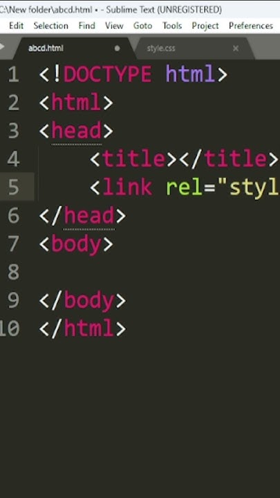 How to link css in html Easy way With Cinfo Path - YouTube